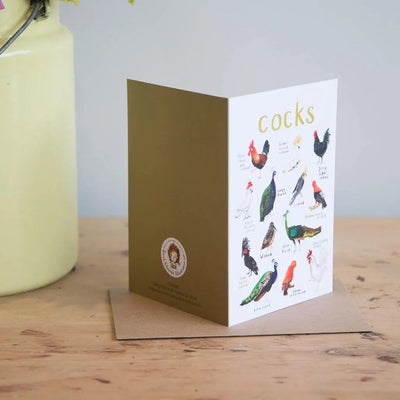 Cocks Blank Bird Card - Hauslife