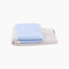 Colour Block Heavyweight Scarf in Blue/Brown - Hauslife