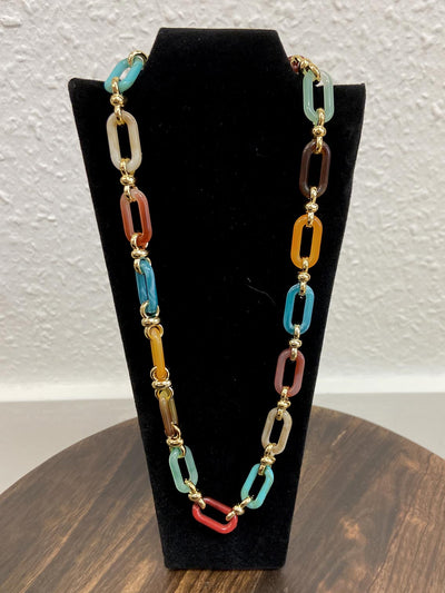 Colour Chain Link Necklace - Hauslife