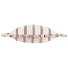 Connie Striped Ruffle Cushion Clay Pink - Hauslife