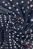 Contrast Polka Print Scarf - Hauslife