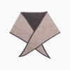 Contrast Trim Triangle Heavyweight Scarf in Beige/Brown - Hauslife