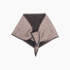 Contrast Trim Triangle Heavyweight Scarf in Beige/Brown - Hauslife