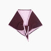 Contrast Trim Triangle Heavyweight Scarf in Berry/Pink - Hauslife