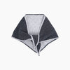 Contrast Trim Triangle Heavyweight Scarf in Dark Grey/Light Grey - Hauslife