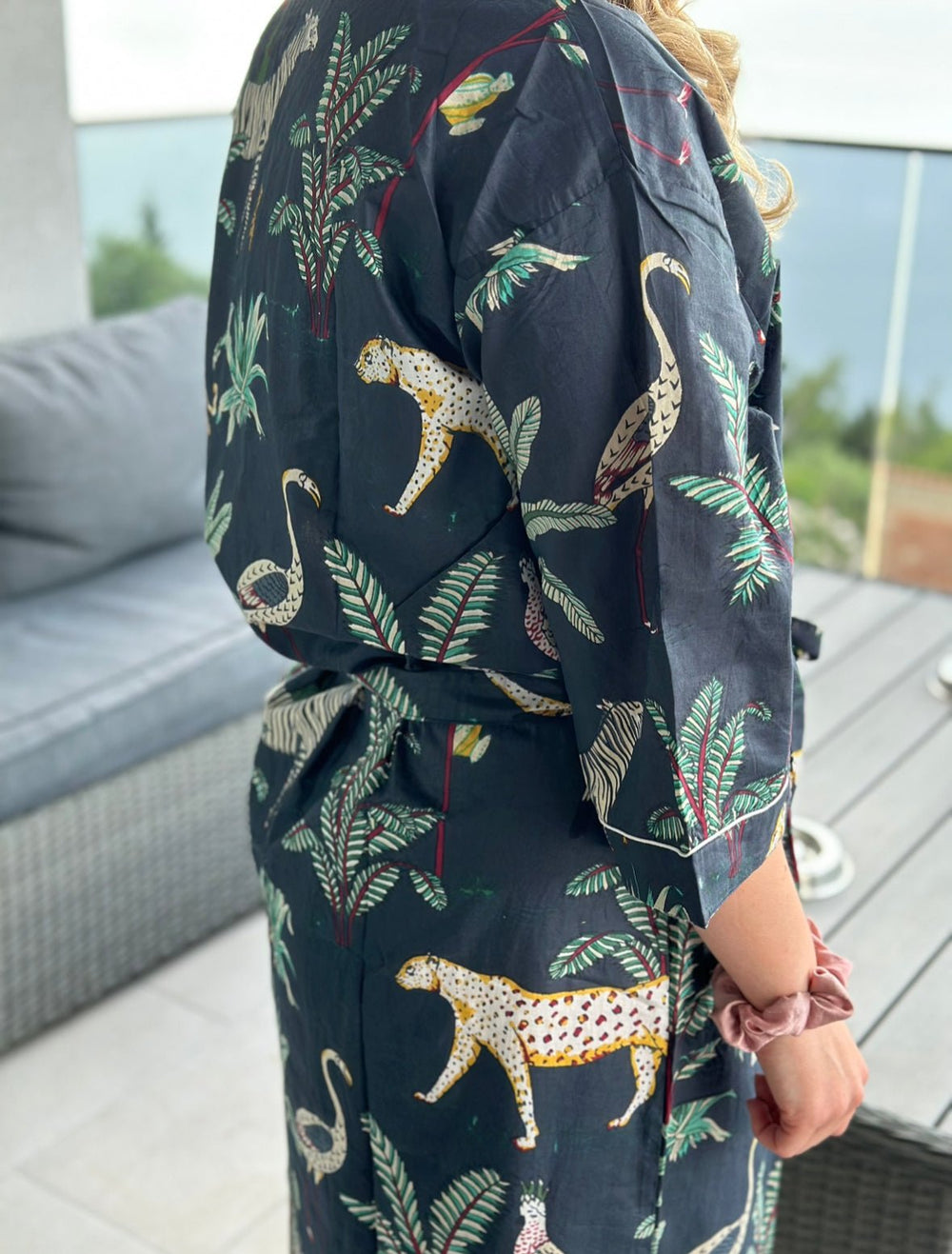 Cotton Kimono - Black Jungle - Hauslife