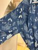 Cotton Kimono - Blue Flora and Ferns - Hauslife