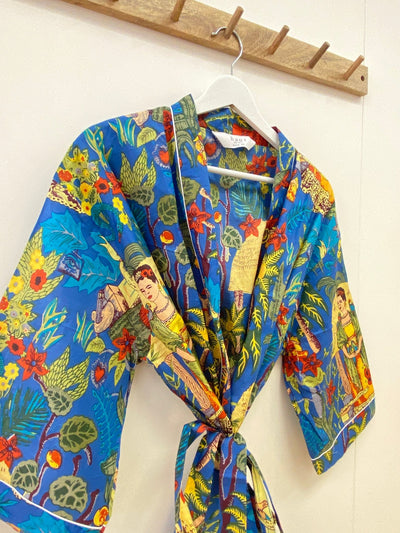 Cotton Kimono - Blue Frida - Hauslife