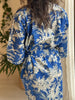 Cotton Kimono - Cobalt Toile de Jouy - Hauslife