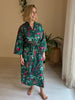 Cotton Kimono - Green Botanical - Hauslife