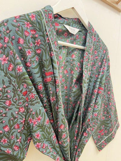 Cotton Kimono - Grey Rose - Hauslife