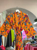 Cotton Kimono - Orange Botanical - Hauslife