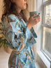 Cotton Kimono - Pale Blue Jungle - Hauslife
