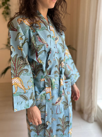 Ladies Kimono Robes UK | Cotton Kimono Dressing Gown | Hauslife Ladies Kimono Robes UK | Cotton Kimono Dressing Gown | Hauslife