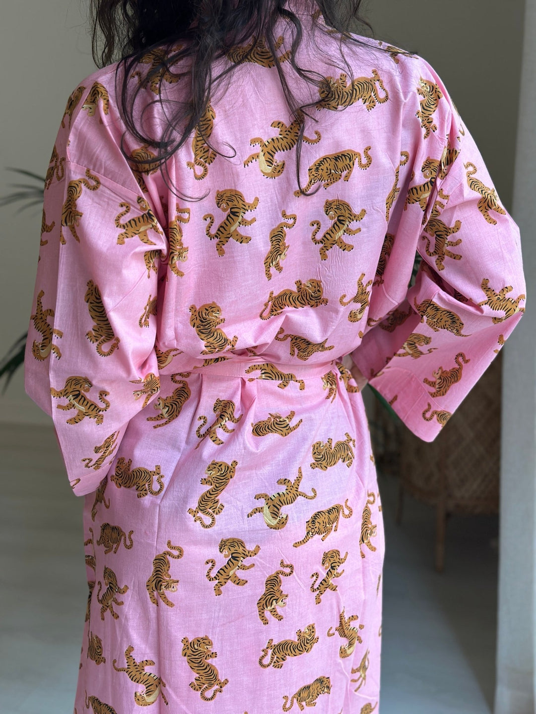 Cotton Kimono - Pink Tiger - Hauslife