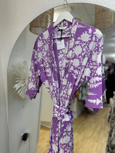 Cotton Kimono - Purple Tree Print - Hauslife