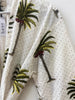 Cotton Kimono - White Palm Trees - Hauslife