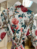 Cotton Kimono - White Tea Roses - Hauslife
