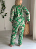 Cotton Pyjama Set - Emerald Toile de Jouy - Hauslife