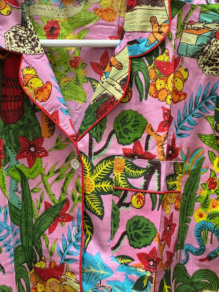 Cotton Pyjama Set - Pink Frida - Hauslife