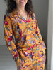 Cotton Pyjama Set - Saffron Botanical - Hauslife