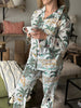 Cotton Pyjama Set - White Jungle - Hauslife