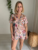 Cotton Pyjama Shorts Set - Pink Paisley - Hauslife