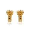 Cubic Zirconia Bar Stud Earrings - Hauslife
