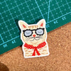 Cute Cat Vinyl Sticker - Hauslife