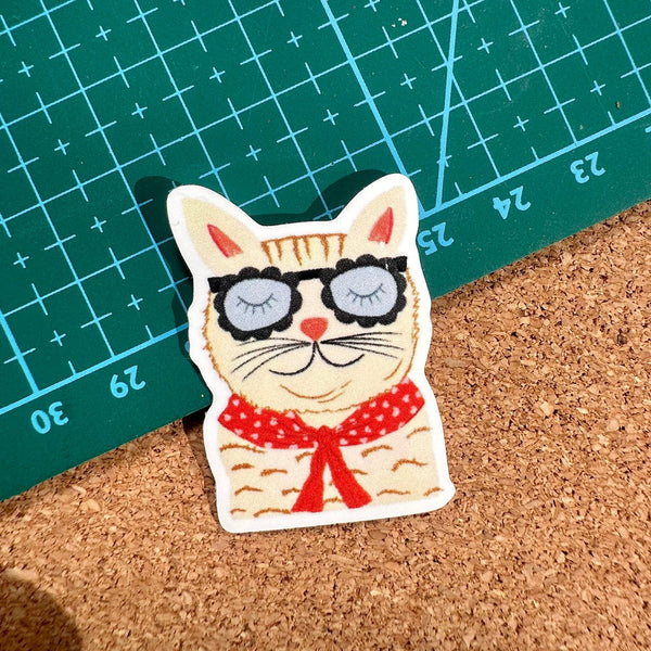 Cute Cat Vinyl Sticker - Hauslife