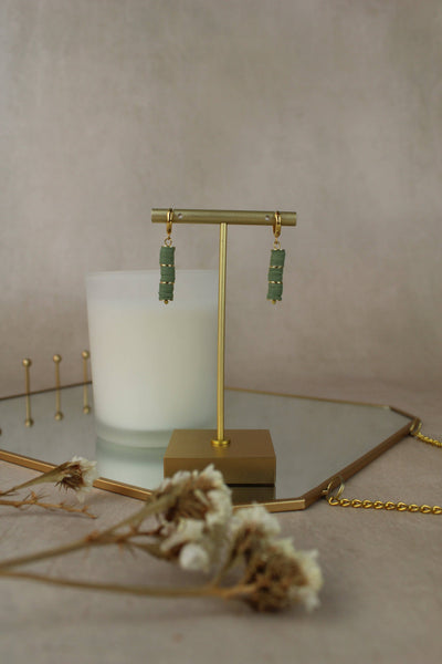 SAGE BEAD COLUMN DROP