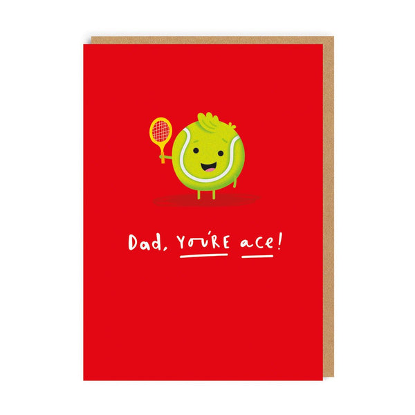 Dad You're Ace Tennis Card - Hauslife
