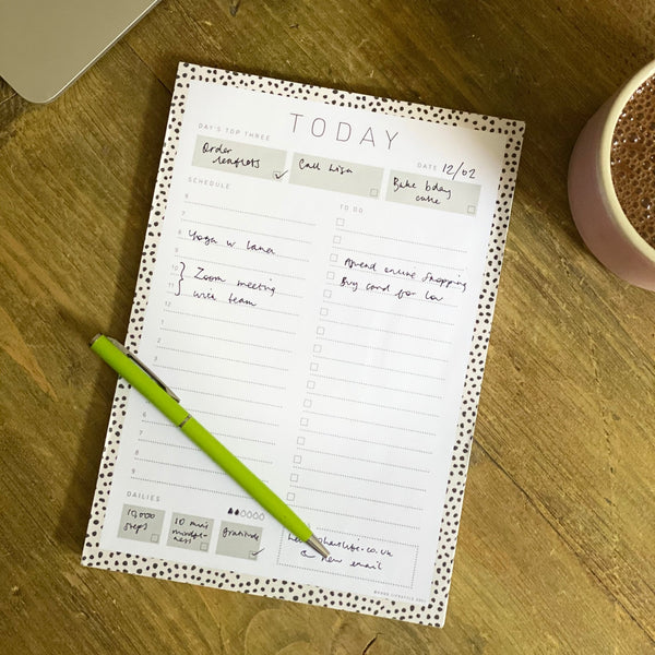 Daily Planner Desk Pad - Hauslife