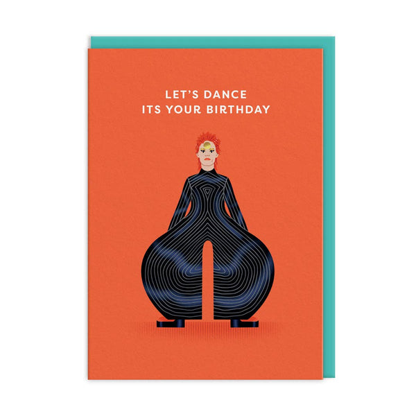 David Bowie Greeting Card - Hauslife