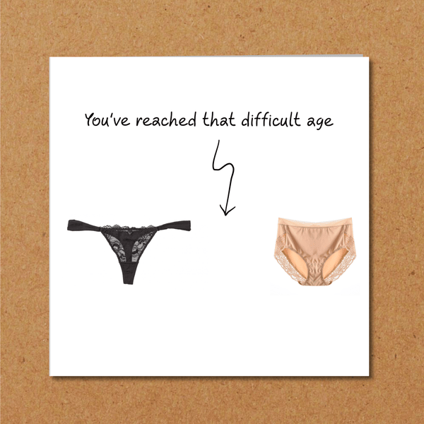 Difficult Age Birthday Card - Hauslife