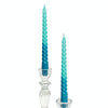 Dip Dye Spiral Candles - Blue - Hauslife