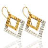 Double Gold & Silver Drop Earrings - Hauslife