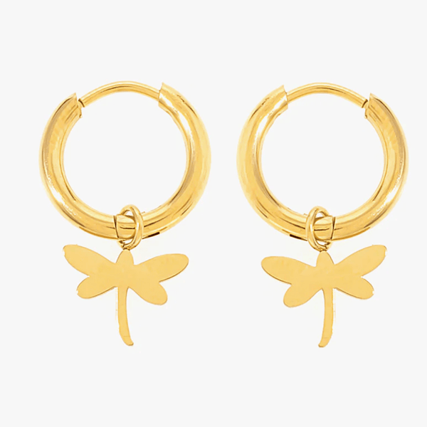 Dragonfly Hoop Earrings - Hauslife