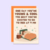 Early Bedtime Funny Birthday Card | Young & Cool - Hauslife