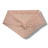 Striped Knitted Wool-Blend Triangle Neck Scarf