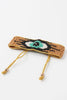 GOLD EVIL EYE BEADED BRACELET