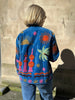 Embroidered Velvet Suzani Jacket - Blue with Palm - Hauslife