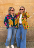 Embroidered Velvet Suzani Jacket - Green Tiger - Hauslife