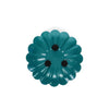 Enamel Flat Flower Candle Holder - Blue - Hauslife