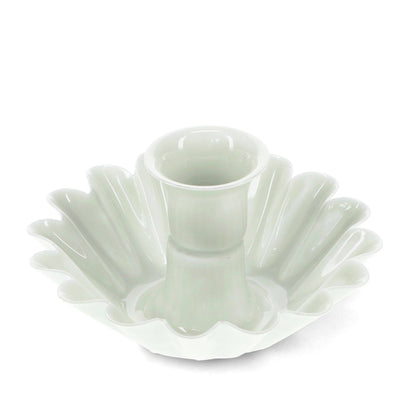Enamel Flower Candle Holder - Light Grey - Hauslife