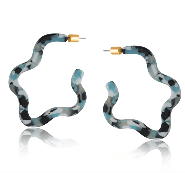 Erica Squiggle Resin Earrings - Hauslife