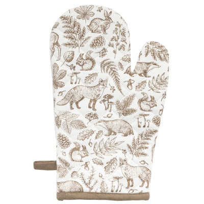 Etched Woodland Single Oven Glove - Hauslife