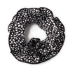 Extra Large, Double layered black and white print scrunchie - Hauslife