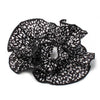 Extra Large, Double layered black and white print scrunchie - Hauslife
