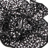 Extra Large, Double layered black and white print scrunchie - Hauslife